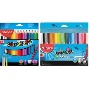 Barvice Maped Color*Peps 24/1 + flomastri GRATIS