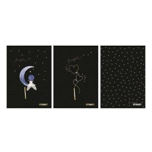 Zvezek Street Black&Gold A4 5m 54l