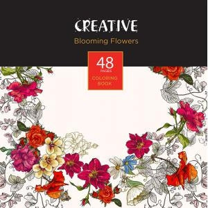 Pobarvanka Creative blooming flowers 48l