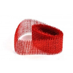 Trak iz jute 40mm 1m rdeč