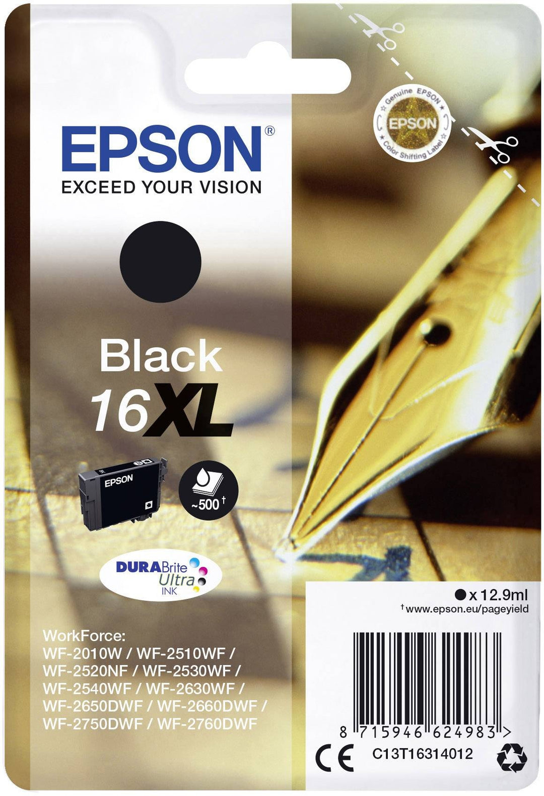 Črnilo Epson 16XL C13T16314010 črna