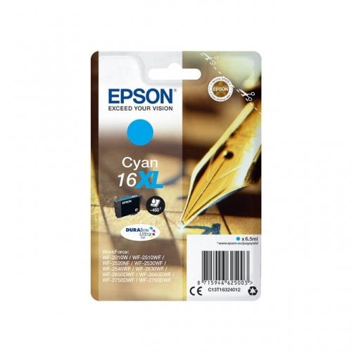 Črnilo Epson 16XL C13T16324010 Cyan modra