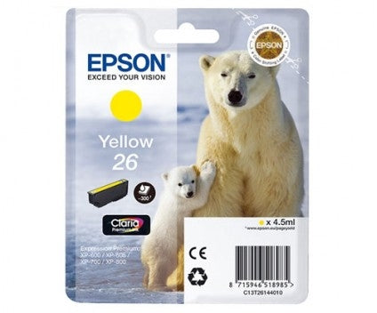 Kartuša Epson 26 (C13T26144010) (rumena)