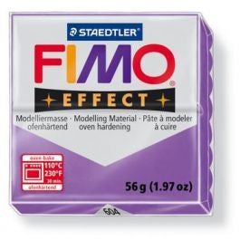 MODELIRNA MASA FIMO EFFECT 56G 604 PROSOJNO ŠKRLATNA