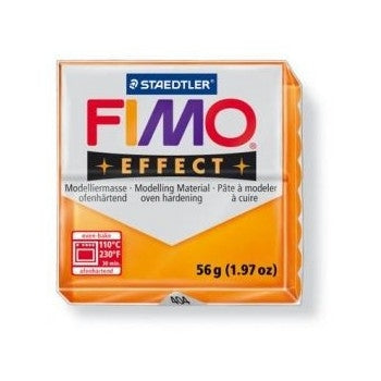 MODELIRNA MASA FIMO EFFECT 56G 404 PROSOJNO ORANŽNA