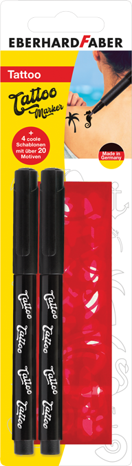 Flomaster Tattoo Marker črn 2/1