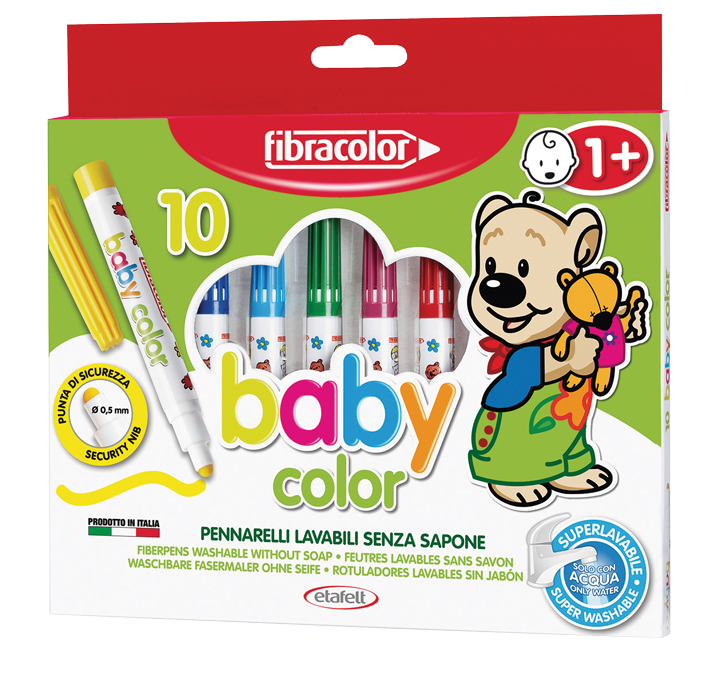Flomastri Fibracolor- Baby Color 10/1