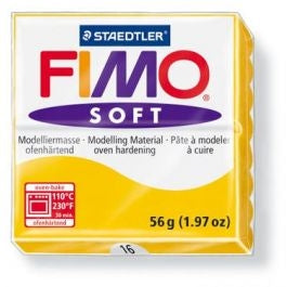 MODELIRNA MASA FIMO SOFT 56G SONČNO RUMENA 16