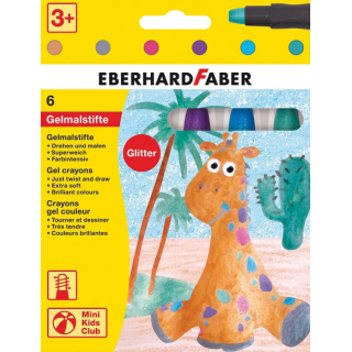 Voščenke gel z bleščicami 6/1