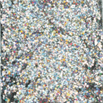 Hologramske bleščice Brillant, 9 g, srebrne