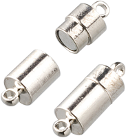 Močan magnetni spoj srebrn valj 20mm 1/1
