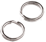 Obroči za ključe 12mm, platinaste b, 20/1