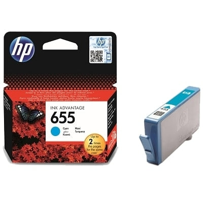 Črnilo HP CZ110AE 655C modra Cyan