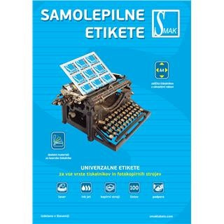 ETIKETE LASER SMAK S-75 105X48MM 1/100