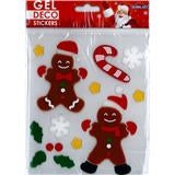 Nalepke Gel Xmas 15x17cm sort.motivi