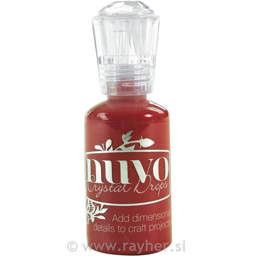 Tekoče perle NuvoCrystal drops Autum Red 30ml