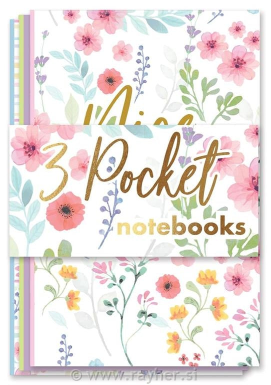 Notesnik set3 11x7,5cm