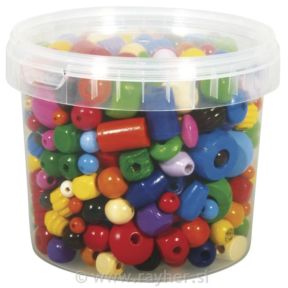 PERLE LESENE 4-16MM SORT.BARVE 380GR