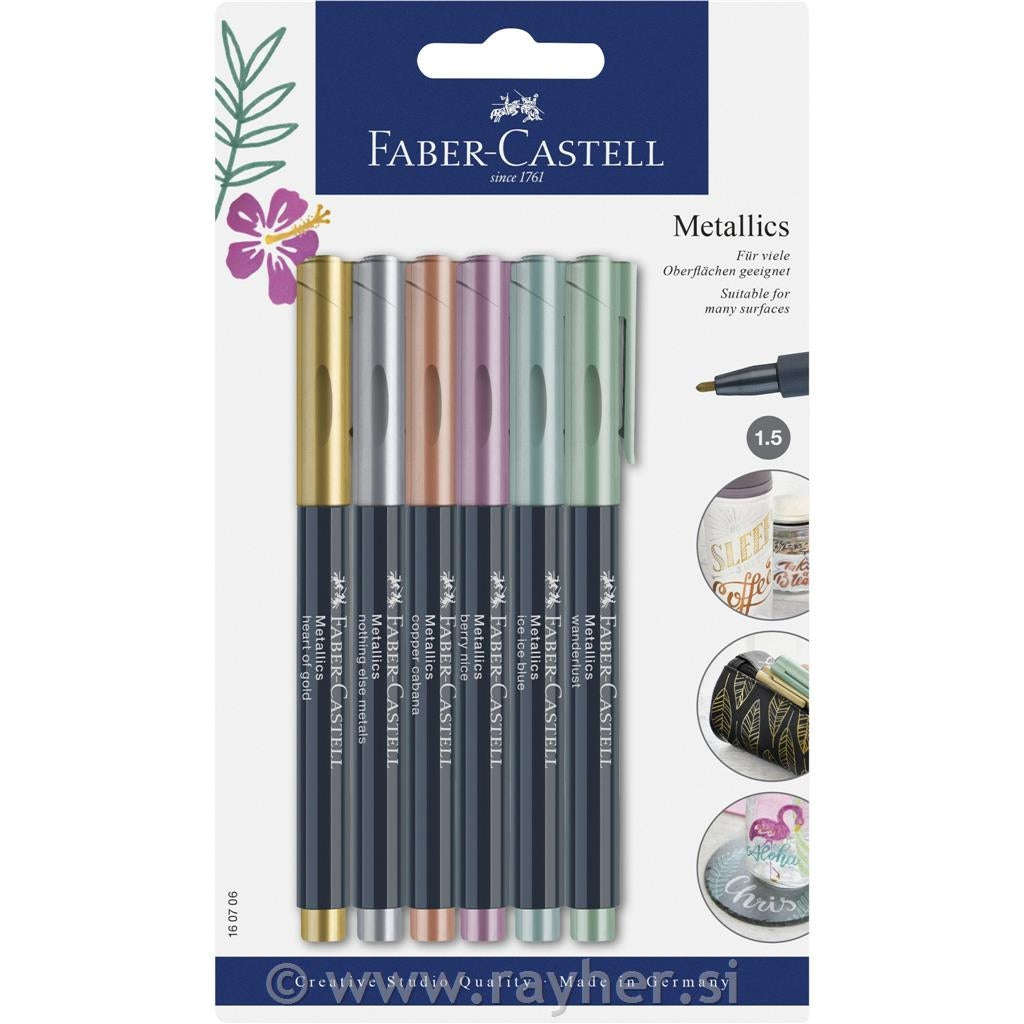 Flomastri FC Metallics 1,5mm 6/1