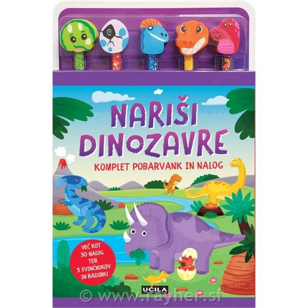 Knjiga Nariši dinozavre