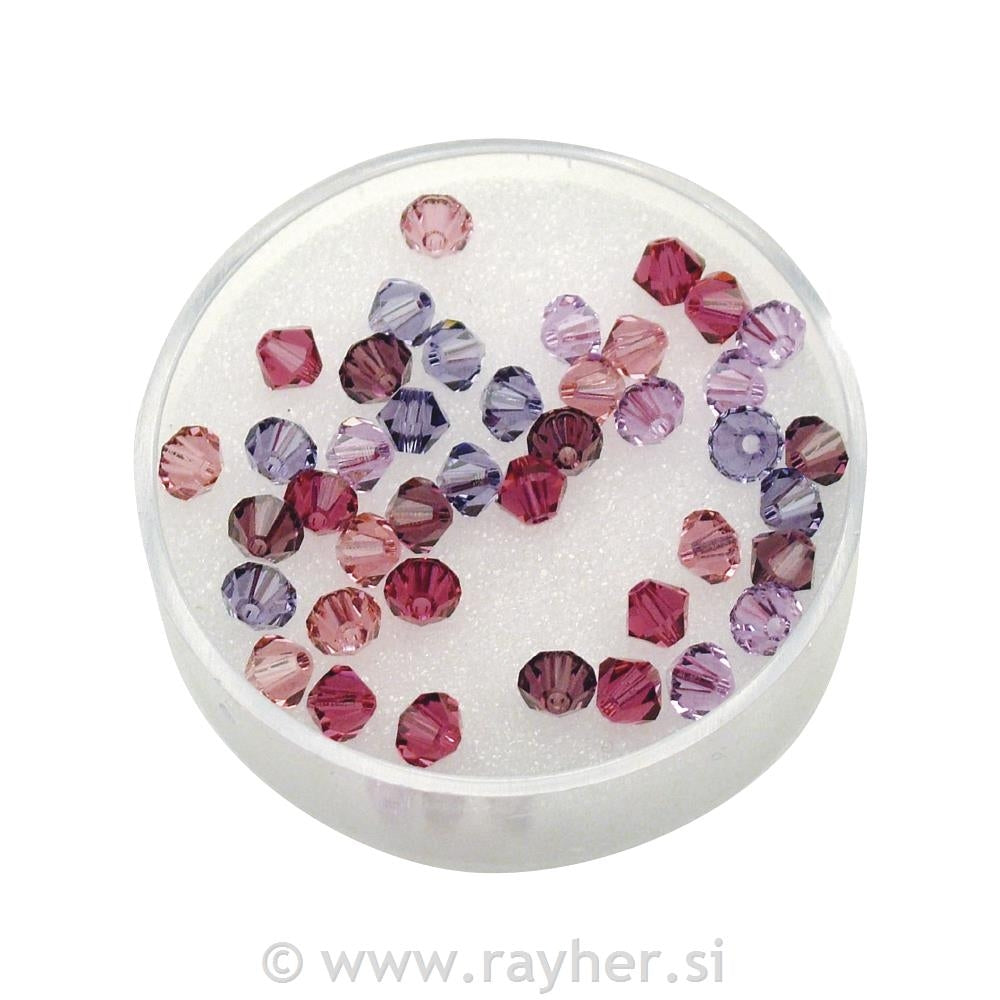 Kristalne perle Swarovski lila