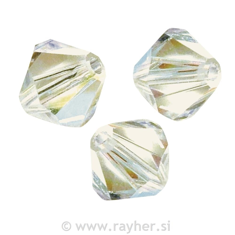 Swarovski brušeni kristali perle polnoč