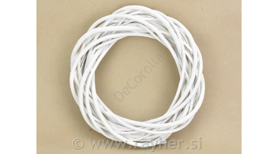 Venec pleten bel 20cm x 6cm