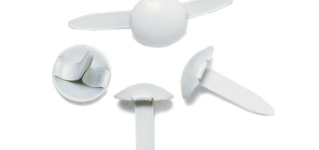 Razcepki "okrogli" beli 4+8mm 75/1