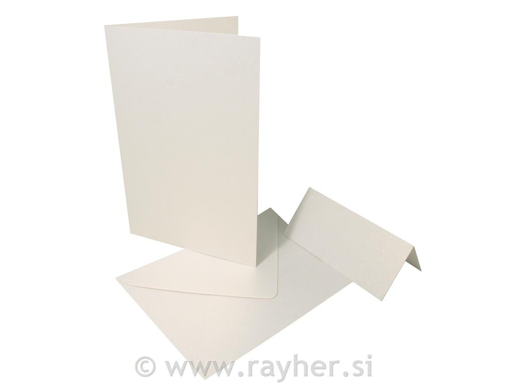 Vizitka biserna A6 210x148mm 250g sort.barve 1kos