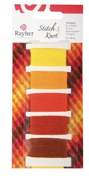 VRVICE BOMBAŽNE "STITCH & KNOT", ORANŽNE