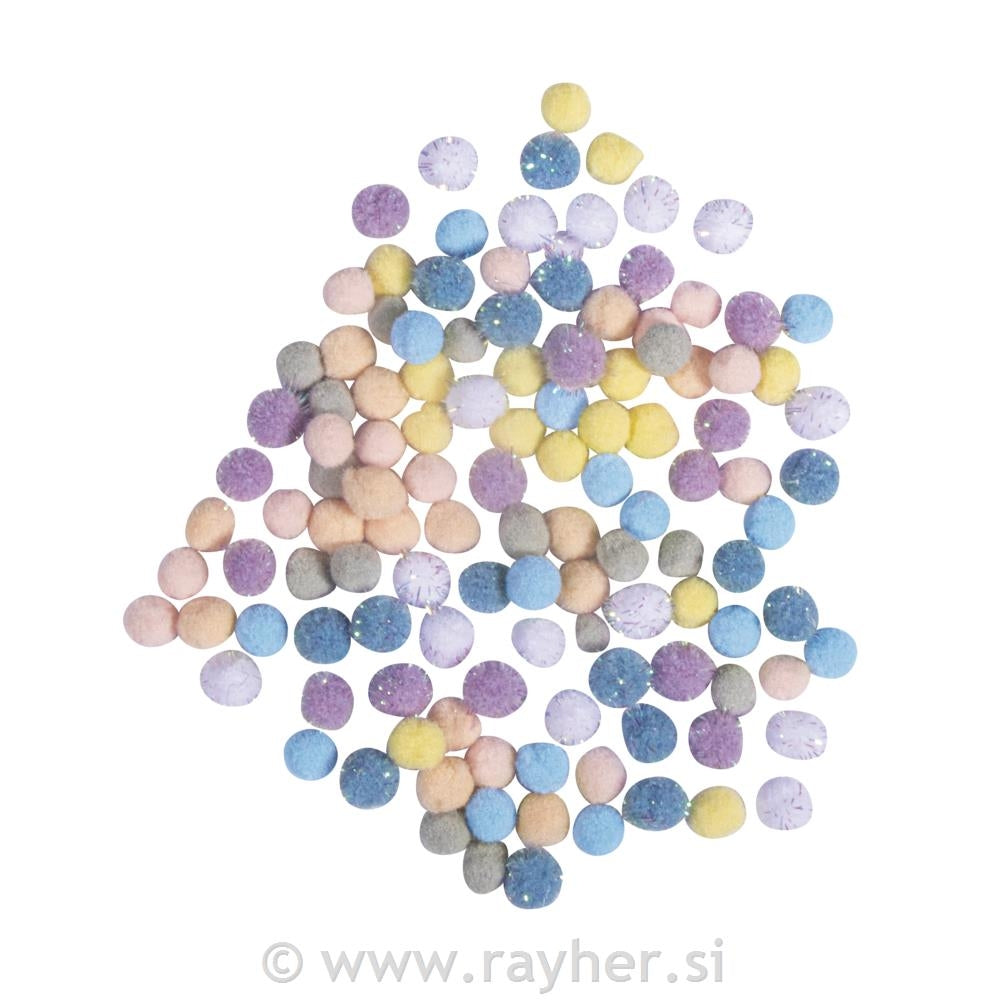 Cofki mešani, 7mm pastelni 120/1