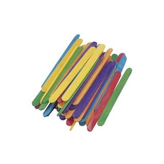 Palčke lesene 110x11mm mešane 72/1
