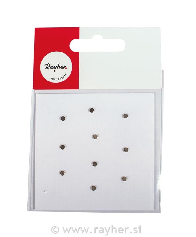 Magneti, 6mm o, debelina 1mm, 20kom
