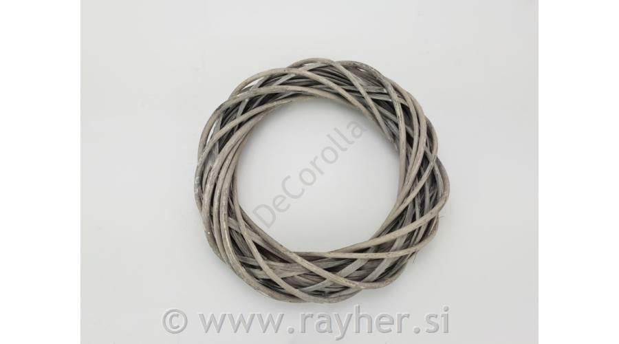 Venec pleten siv 25cm x 4,8cm