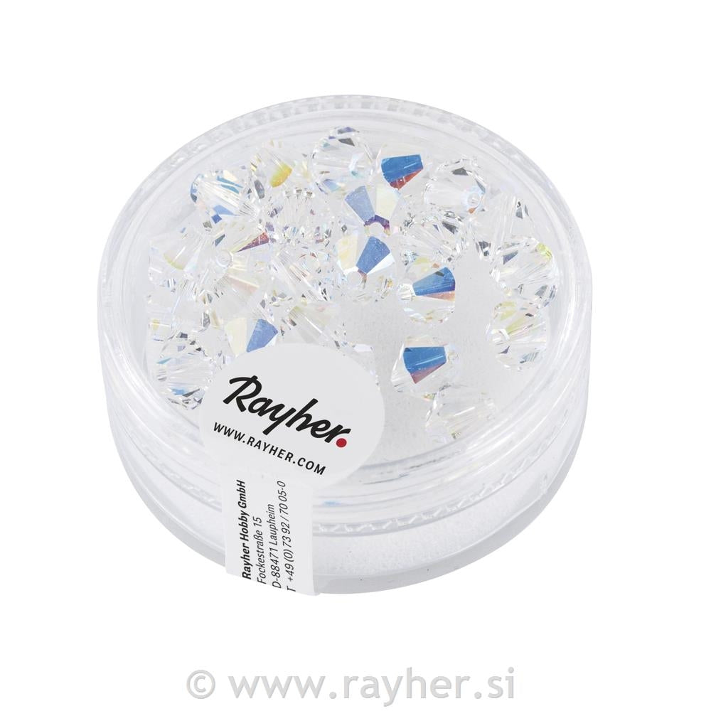 Perle brušene kristal Swarovski polnoč