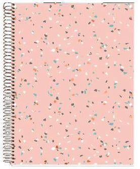 Zvezek A4 120 karo Terrazzo Rose Grey