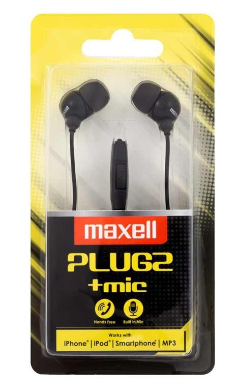 Slušalke Plugz Mic bele/črne