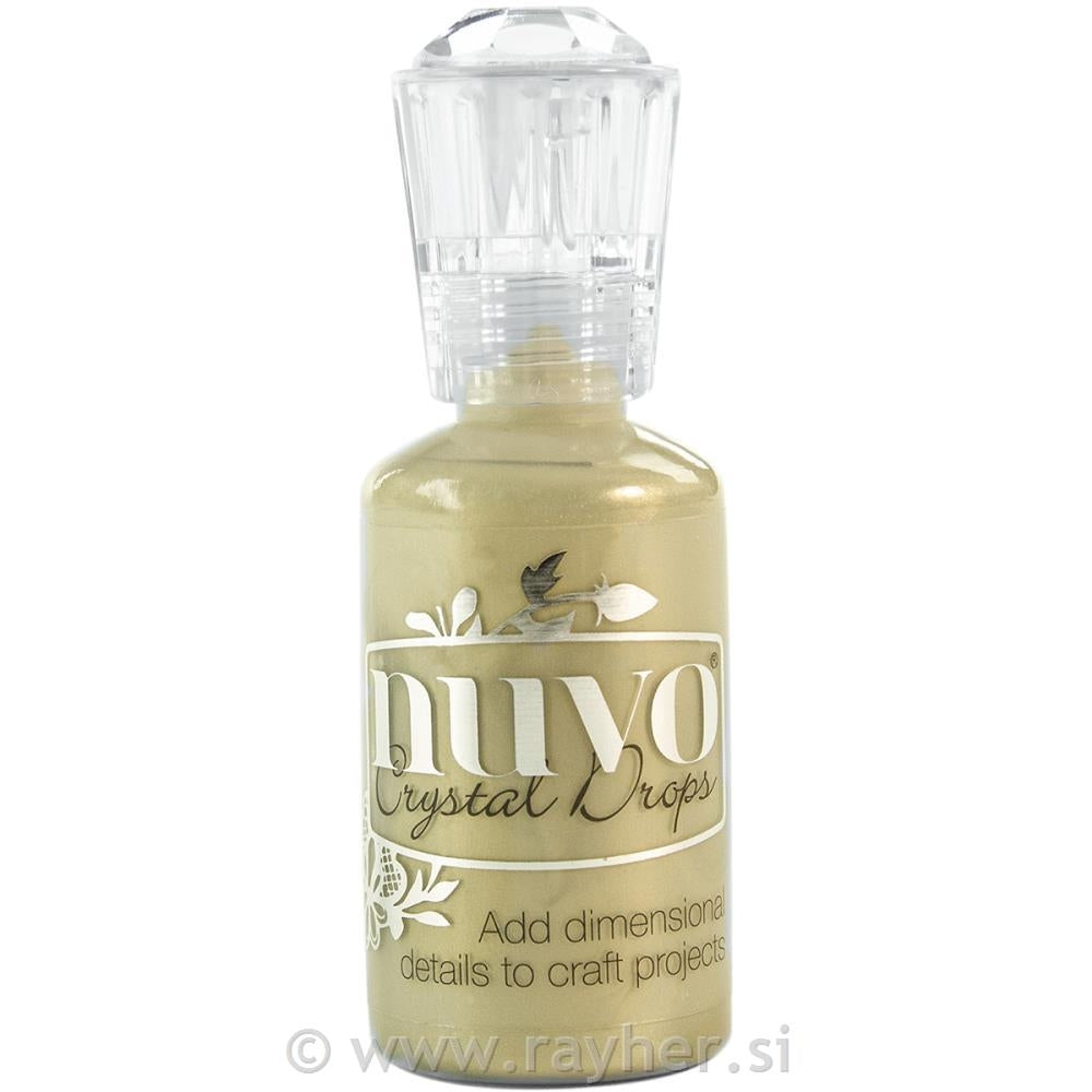 Tekoče perle NuvoCrystal Pale Gold