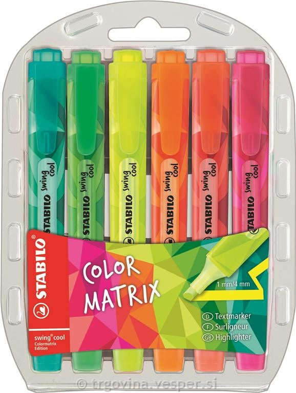 Marker Stabilo Swing 275 Matrix 1/6