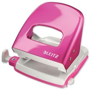 Luknjač Leitz 5008 Biserno roza