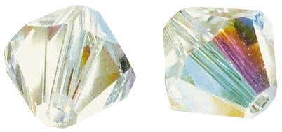 Perle brušene Swarovski kristal polnoč