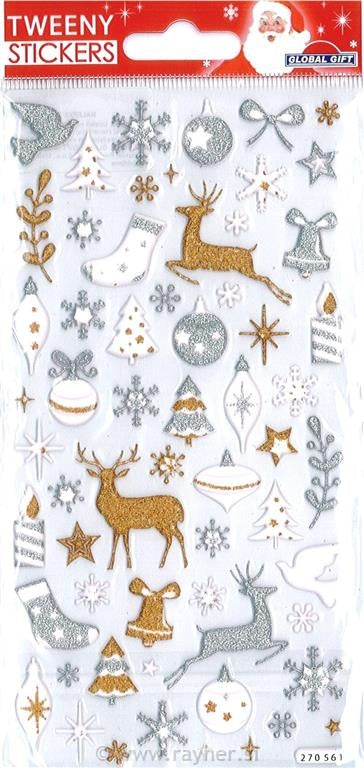Nalepke Tweeny xmas 9x17,5cm