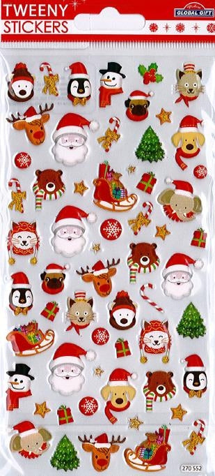 Nalepke Tweeny xmas 9x17,5cm