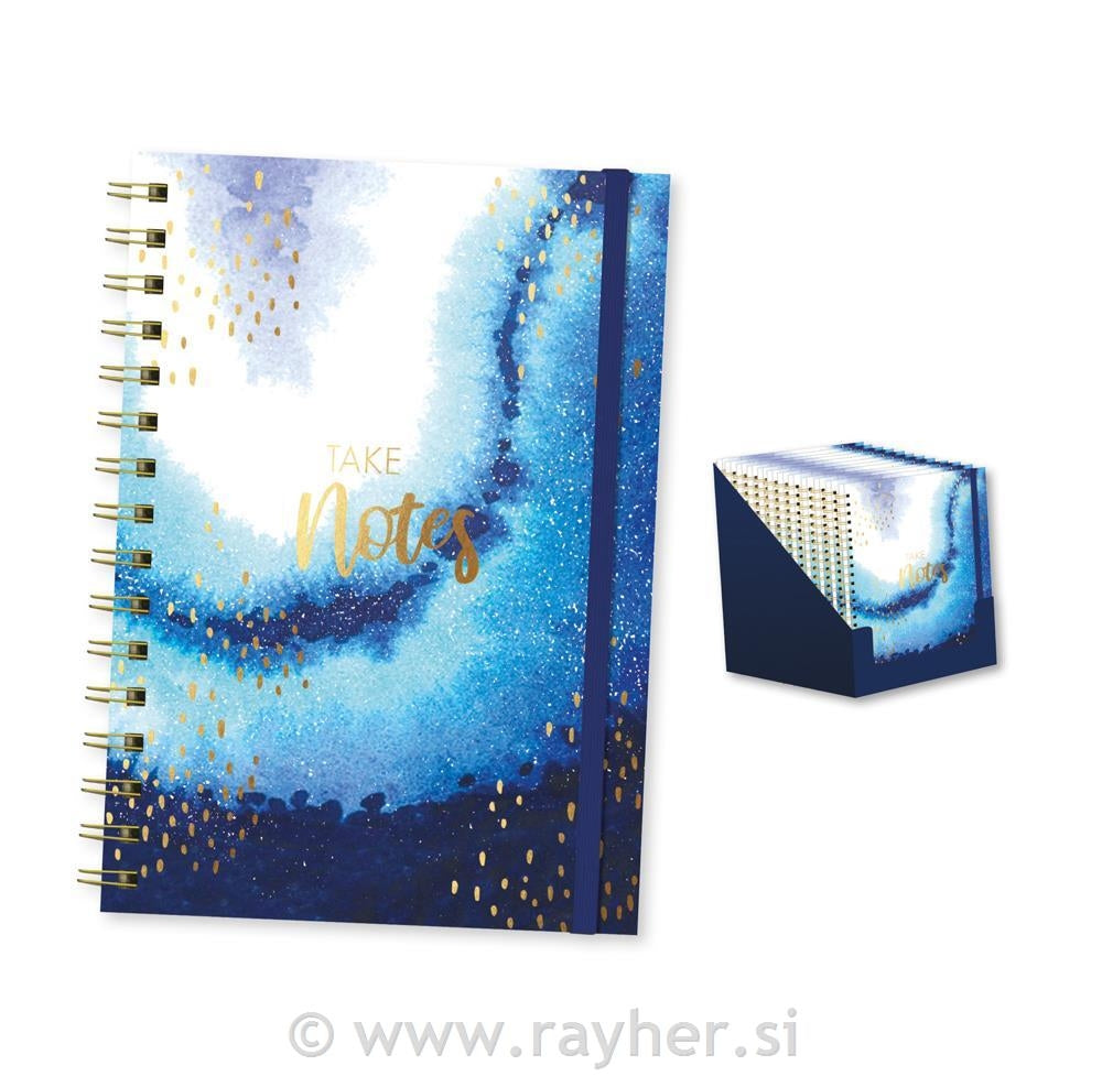 Notesnik s spiralo Opulent Geo A5