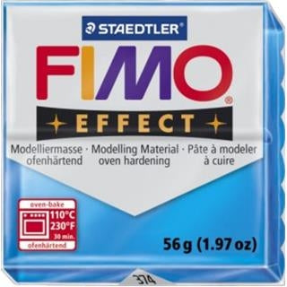 MODELIRNA MASA FIMO EFFECT 56G 374 PROSOJNO MODRA