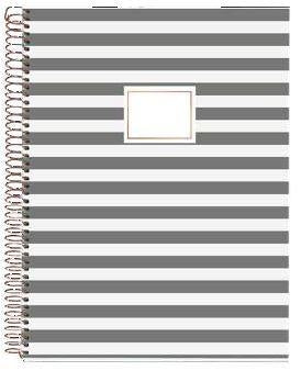 Zvezek A4 120 črtast Stripes Rose Grey