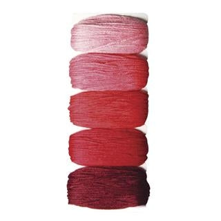 Bombažne vrvice Stitch&Knot rdeči 5x10m