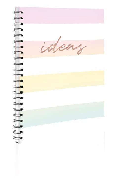 Notesnik s spiralo in folijo, Ideas A5