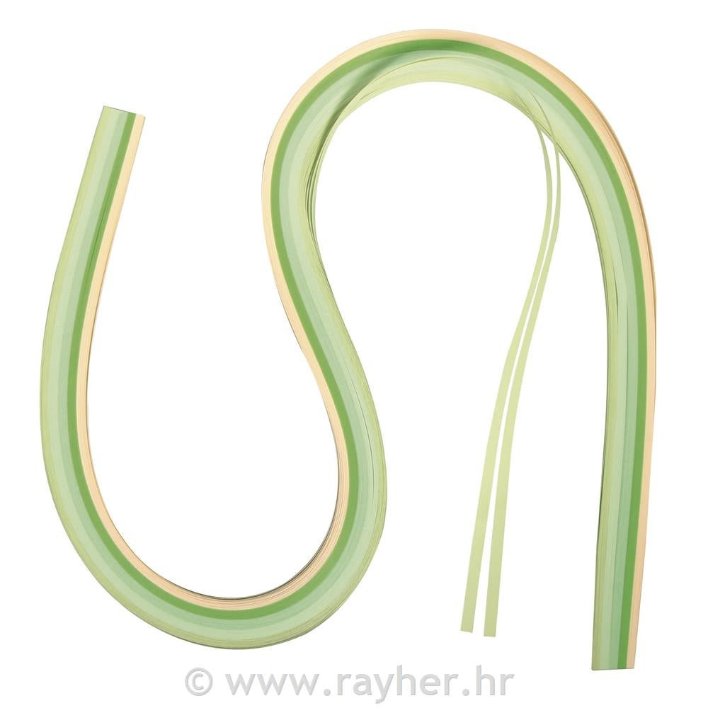 Trakovi quilling 53x0,3cm 100/1 zeleno bež