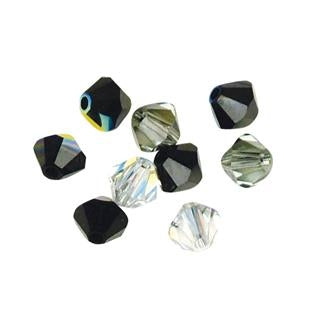 Perle brušeni kristal Swarovski črne b